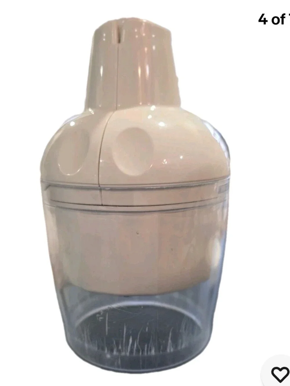 Pampered Chef Food Chopper rotating stainless plunger style kitchen Cooking Cut